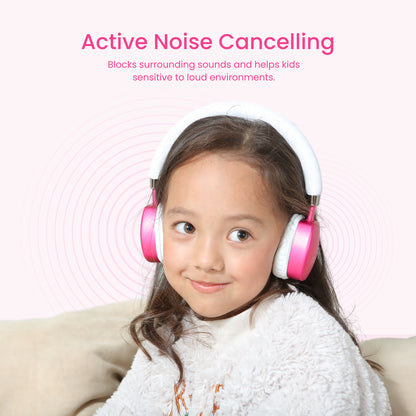 Puroquiet-Plus Active Noise Cancelling Headphones - Built-In Mic
