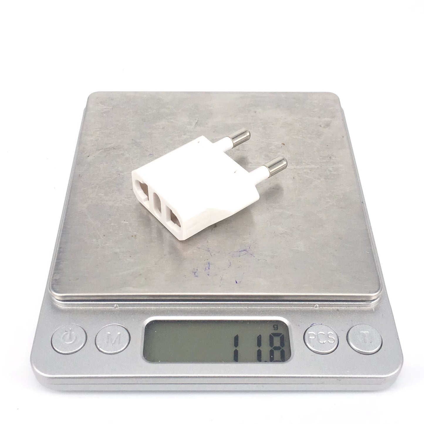 1-100Pcs EU Plug Adapter US to EU Plug Adapter CN to EU Travel Adapter Electric KR Euro Plug Converter Power Sockets AC Outlet