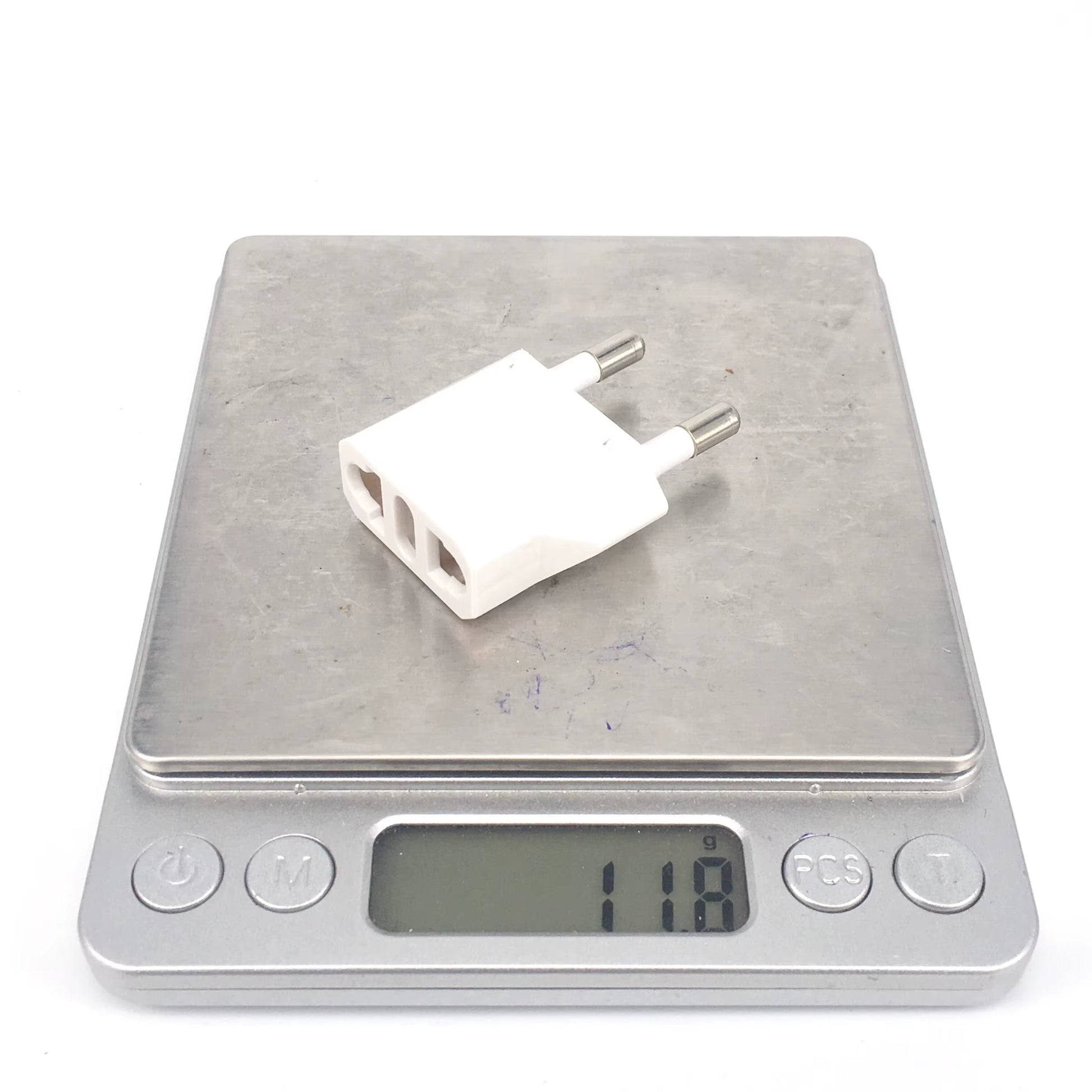 1-100Pcs EU Plug Adapter US to EU Plug Adapter CN to EU Travel Adapter Electric KR Euro Plug Converter Power Sockets AC Outlet