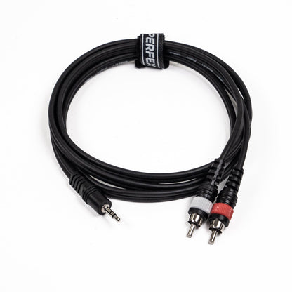 Perfex Minijack to 2 x RCA Phono Adapter Cable (1.5m)