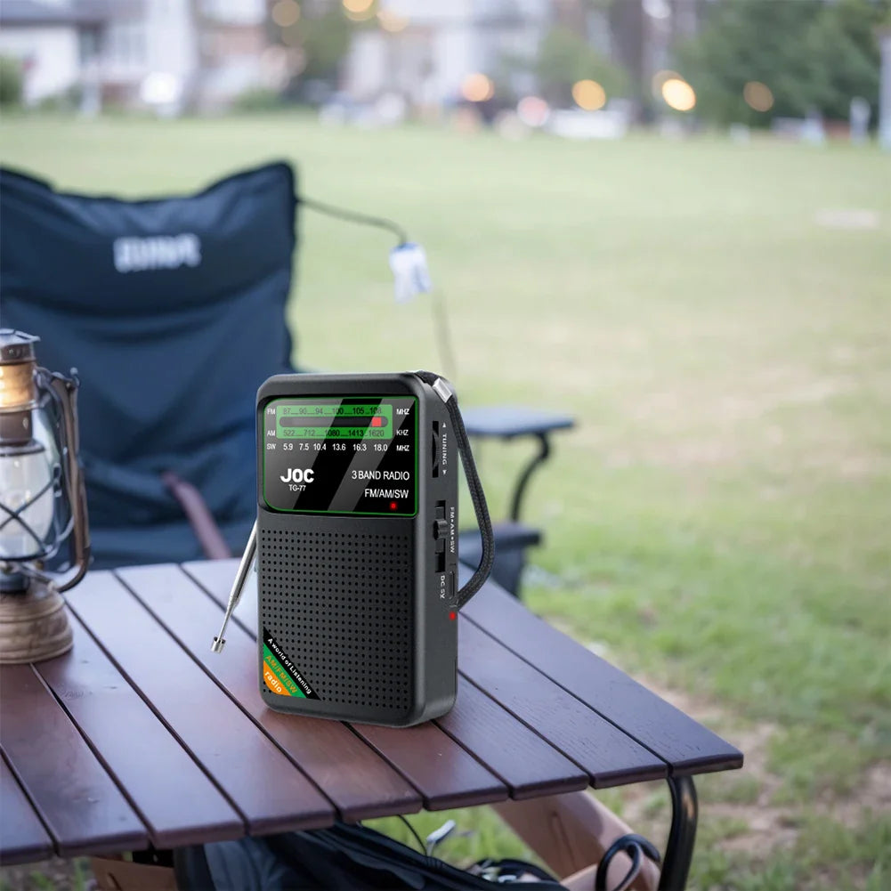 NNEOBA Emergency Pocket Radio Black