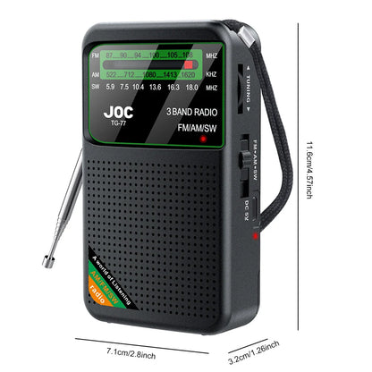 NNEOBA Emergency Pocket Radio Black