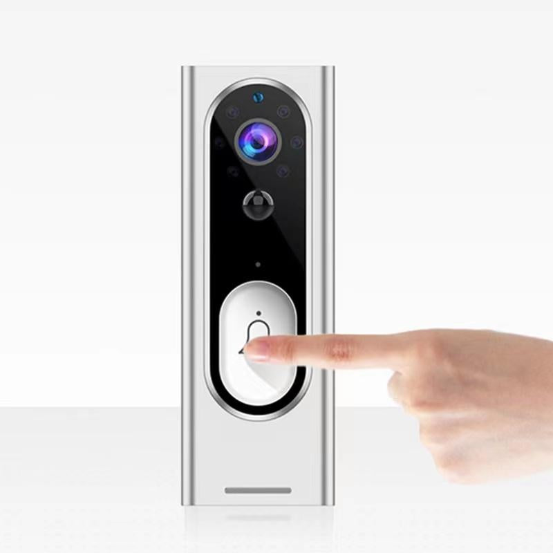 NNEDSZ Smart Wireless Video Doorbell With Night Vision & Motion Detection - Black