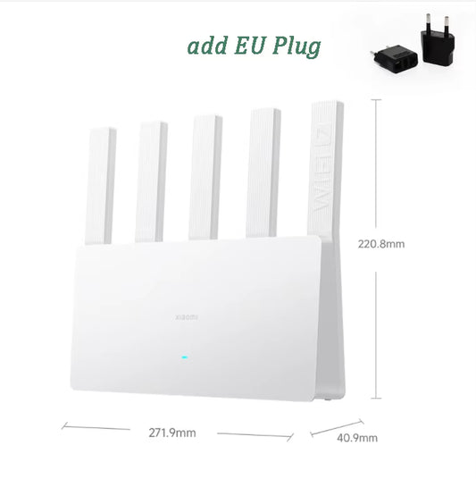 XIAOMI Router BE5000 Wifi 7 5011Mbps 2.4G/2.5Ghz Network Port 512MB Memory Dual Broadband Access Network Security Protection CN