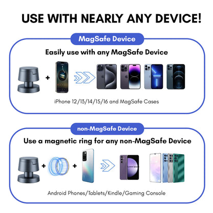 Mushroom Style 4-In-1 Wireless Charging Stand with Lamp