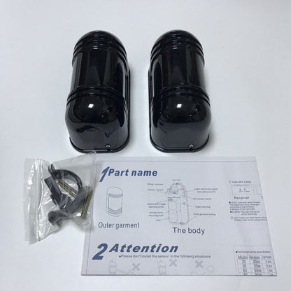 Anti-Rain Infrared Beam Detector Sensor Window Wall Barrier Detector 2 Beam